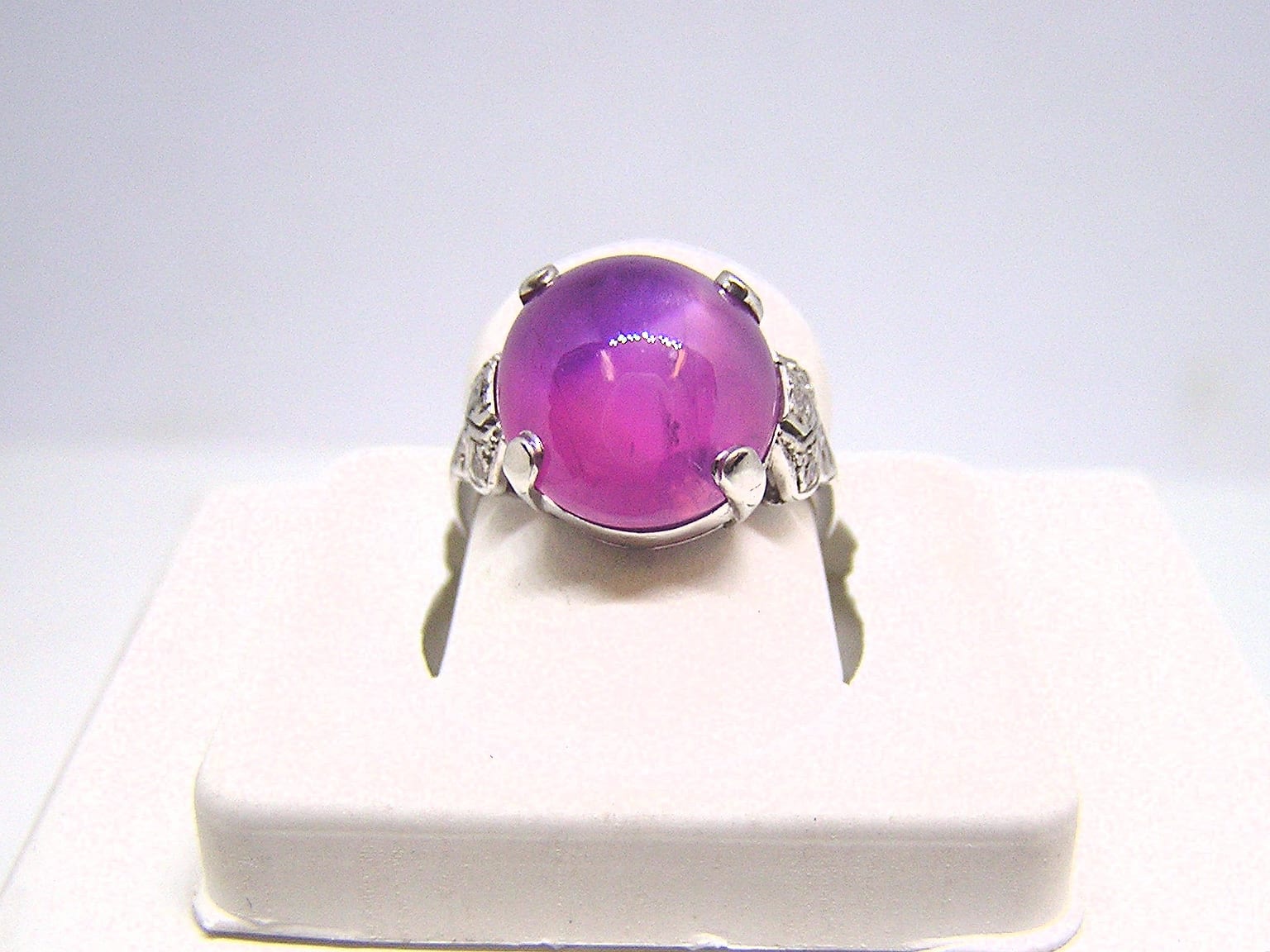 10 Carat Pink Sapphire Early 1900's Ring