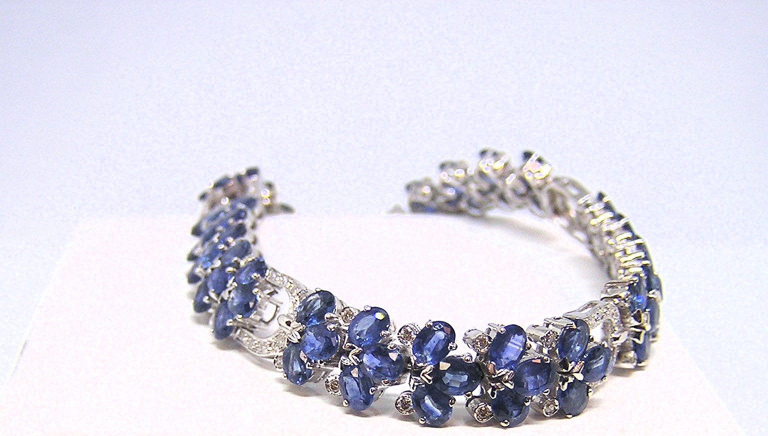 Fabulous 18k Sapphire and Diamond Bracelet