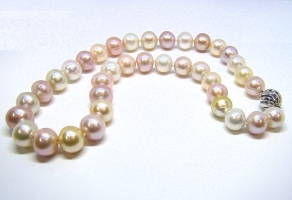 11-14mm Large Pearl Necklace - Image 3