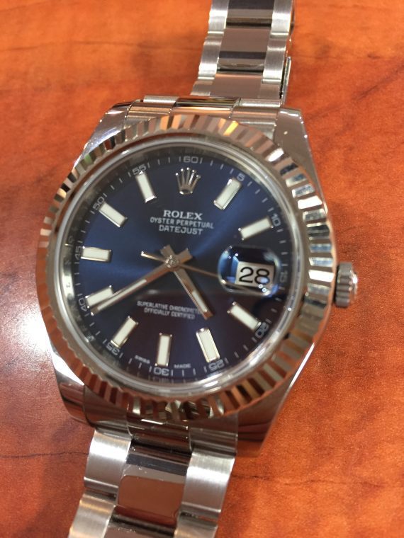 Datejust II 116334 Blue