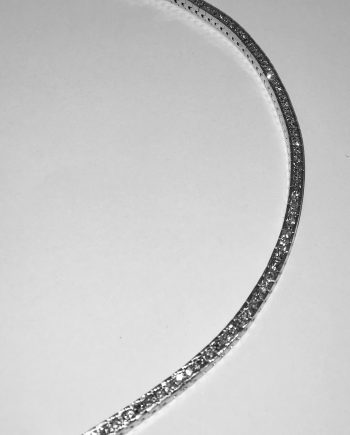 14k Princess Diamond Line Bracelet 4 Carats