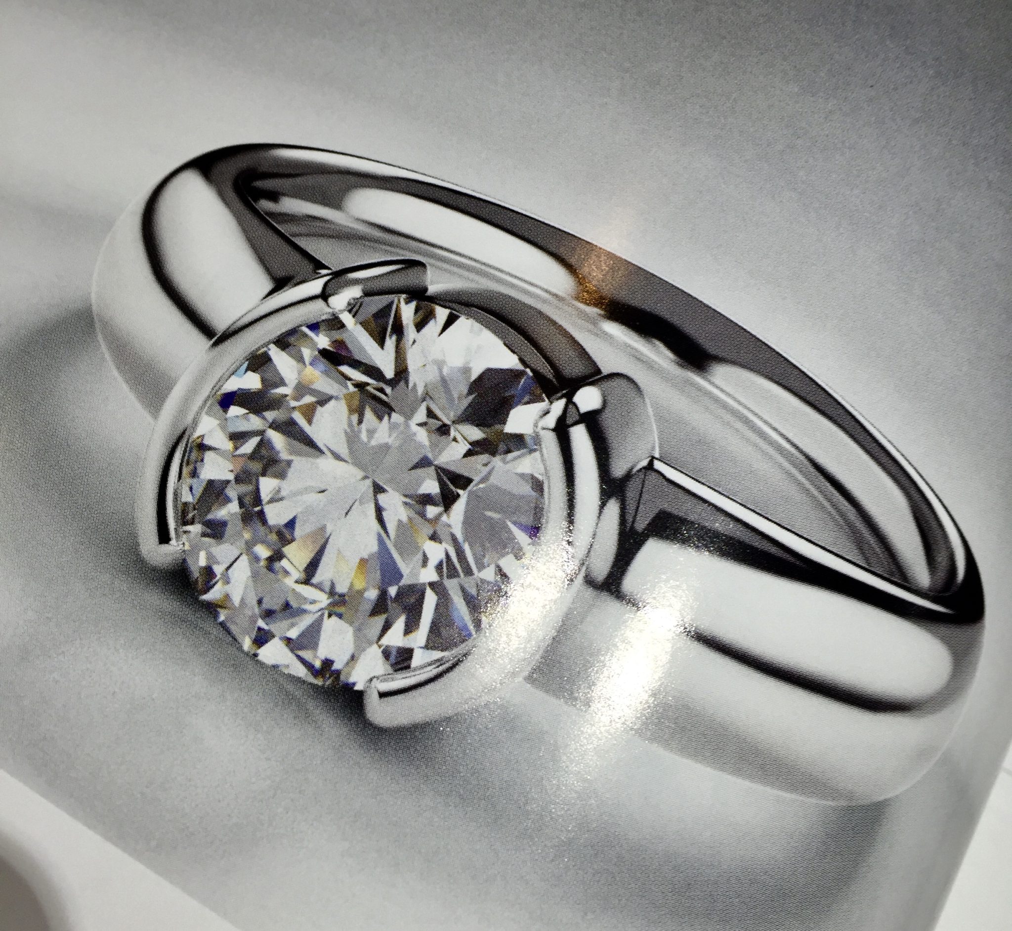 14k Half Bezel Mounting