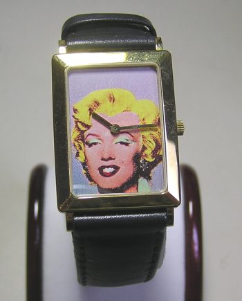 Andy Warhol Marilyn Monroe 18k Tank Watch